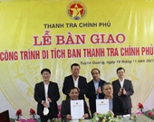 Tổng Thanh tra Chính phủ thăm và làm việc tại Tuyên Quang